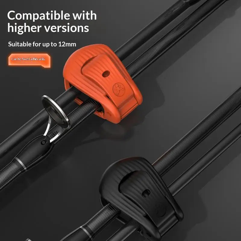 2/4Pcs Fishing Rod Holder Fixer Clip Fishing Pole Holder Compact Design Fishing Rod Fixer Fishing Rod Holder