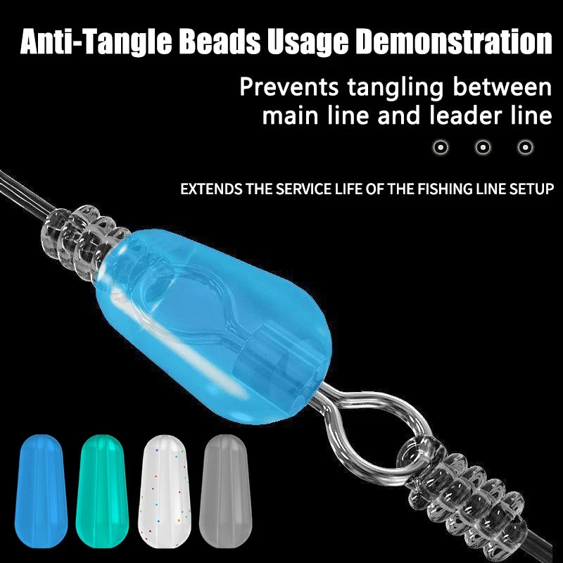 Space Bean Sea Carp Fishing Float Gear Silicone Rubber Beans Fly Fishing Rubber Bean Stopper Float Anti-tangle Bead Fishing Good