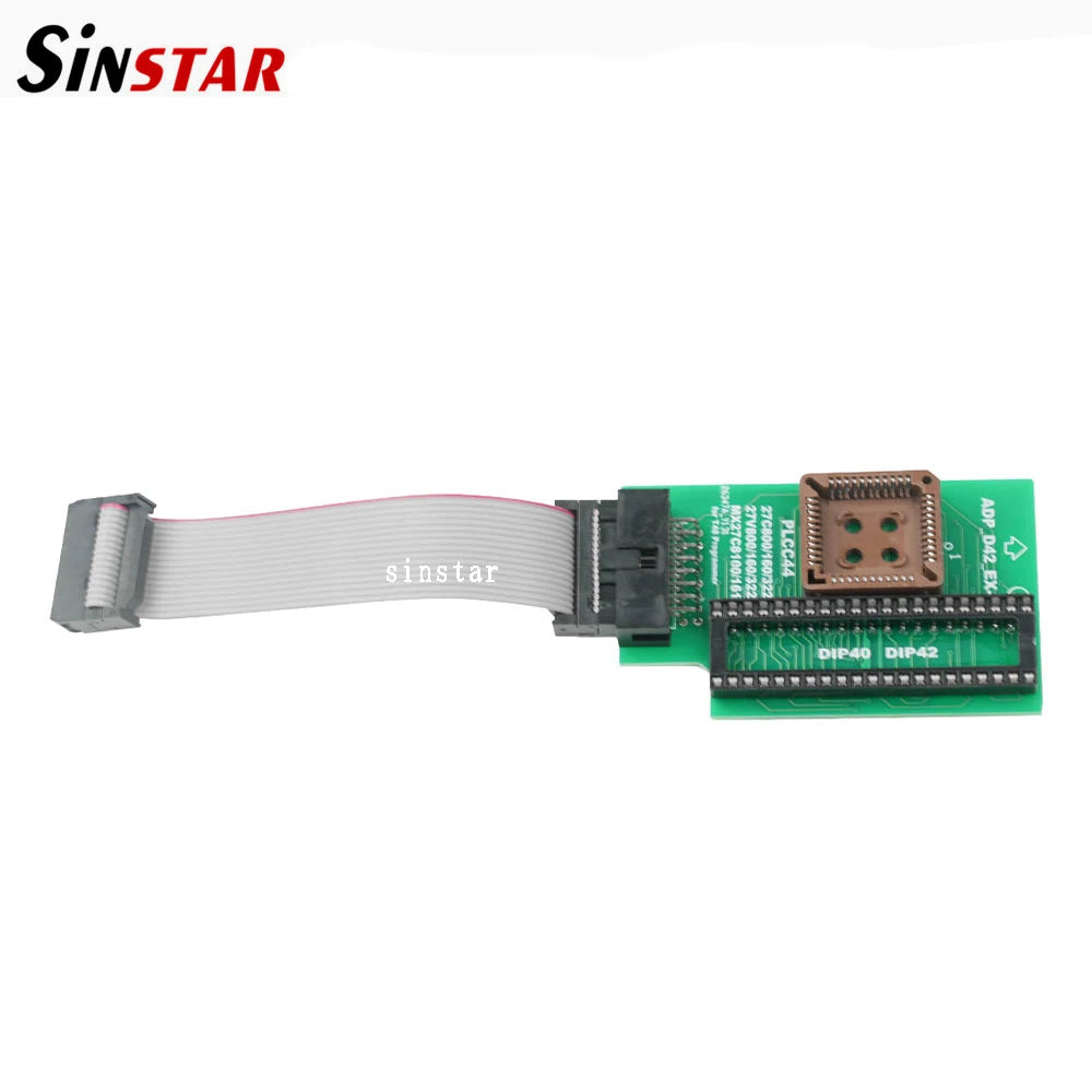 XGecu ADP_D42_EX-A Adapter with Black ZIF Socket for PLCC44 DIP42 27Cxxx 27Vxxx EEPROM for T48(TL866-3G) Only - Electronics & Accessories from Linloft.