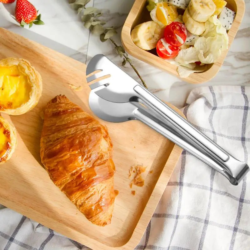 Anti-Scald Stainless Steel Kitchen Tongs