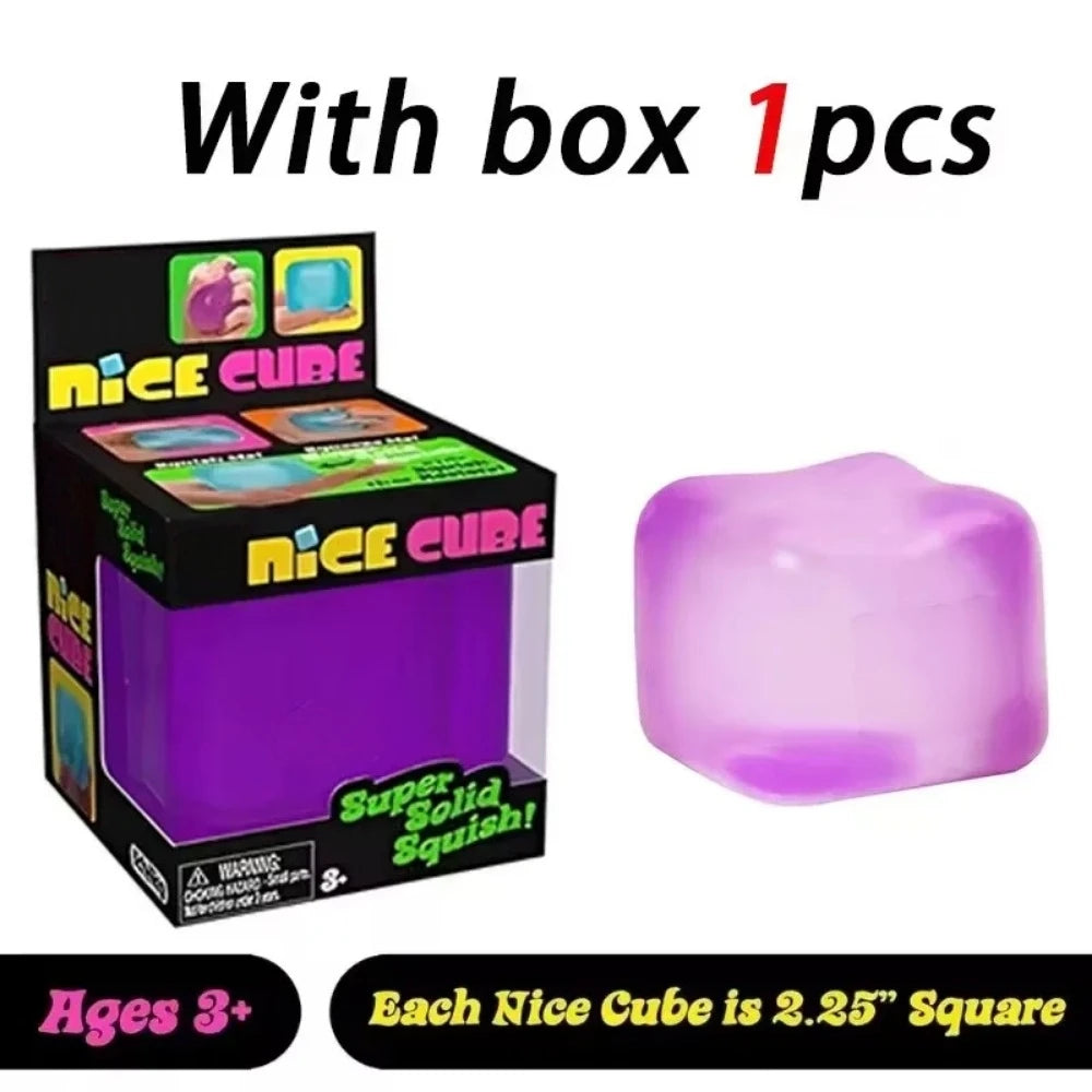 Slow-Rebound Ice Cube Squishy Fidget Toy - Toys & Games from Linloft.
