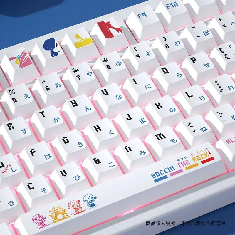 Bocchi the Rock PBT Keycap Set - Electronics & Accessories from Linloft.