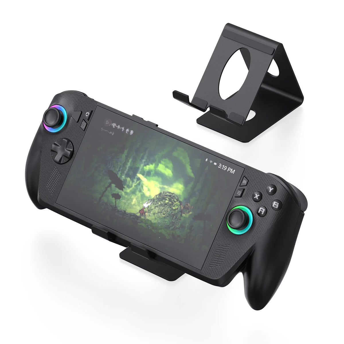 Desktop Stand Holder X155 for Game Console,Tablets Stand with Anti-Slip Silicone Pad Compatible with Steam Deck/ROG/Switch/Phone