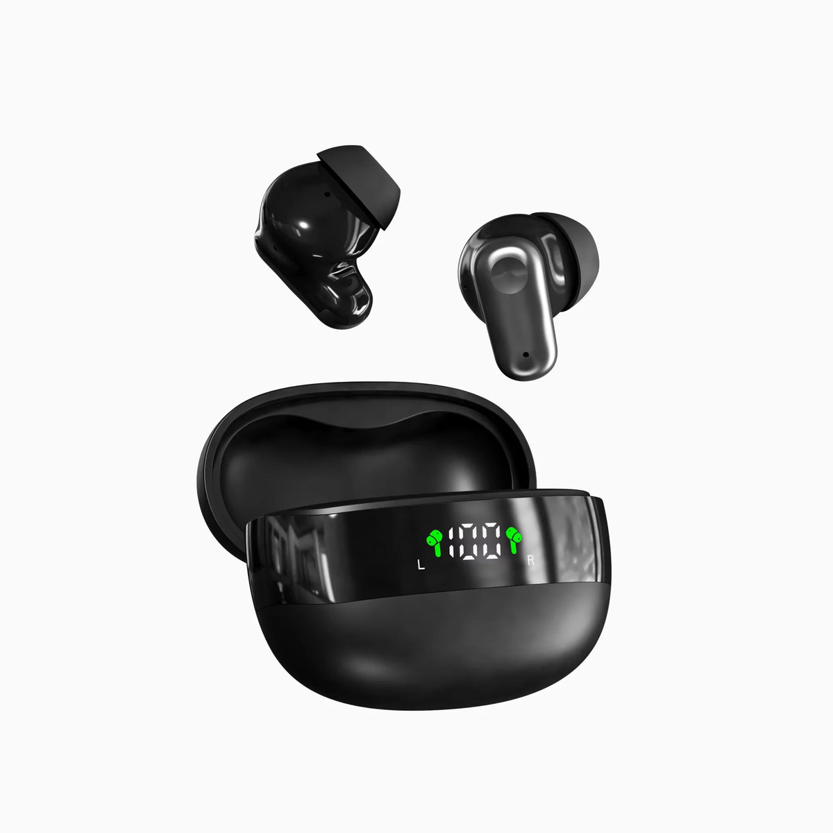 Mini Wireless Headphones with LED Display - Electronics & Accessories from Linloft.