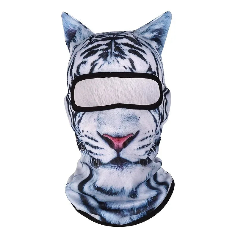 3D Cat Face Ski Balaclava - Apparel & Accessories from Linloft.