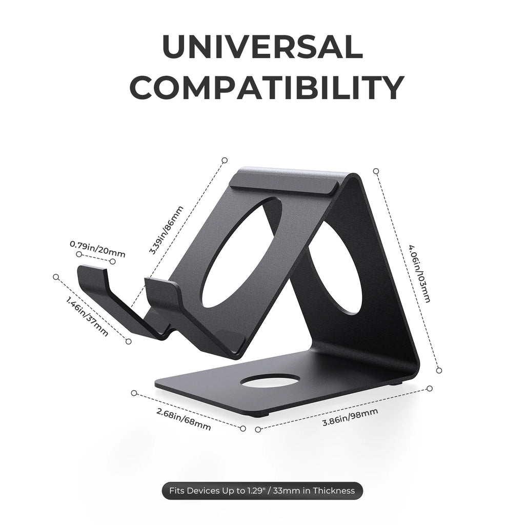 Desktop Stand Holder X155 for Game Console,Tablets Stand with Anti-Slip Silicone Pad Compatible with Steam Deck/ROG/Switch/Phone