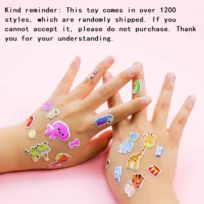 Puffy 3D Stickers for Kids 20 Sheets