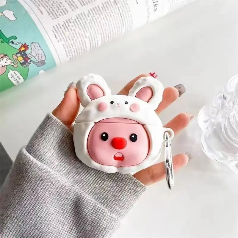 Cute Cartoon Silicone AirPods Case - Electronics & Accessories from Linloft.