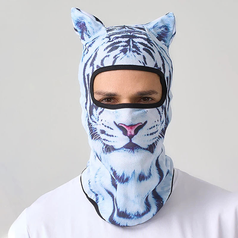 3D Cat Face Ski Balaclava - Apparel & Accessories from Linloft.
