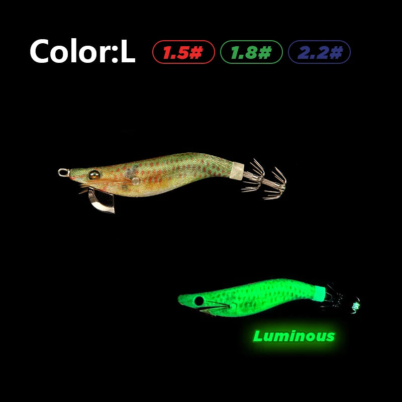 Luminous Mini Squid Jig - Fishing Tackle from Linloft.