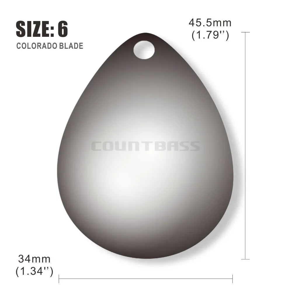 Colorado Spinner Blades, 50-Pack - Fishing Tackle from Linloft.