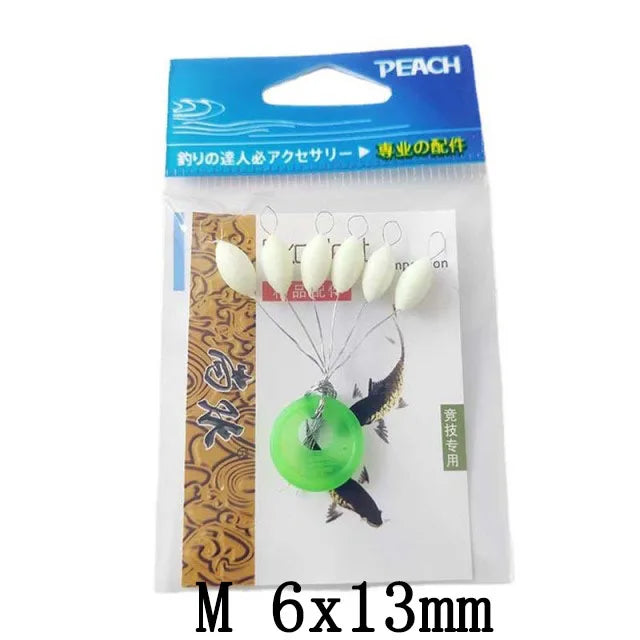 Glowing Night Fishing Floats, 5-Pack - Fishing Tackle from Linloft.