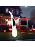12 FT Scary Ghost Halloween Inflatables Outdoor Decorations  Halloween Decor, Inflatable Ghost Blow Ups for Yard with LEDs for Outside Yard Decorations