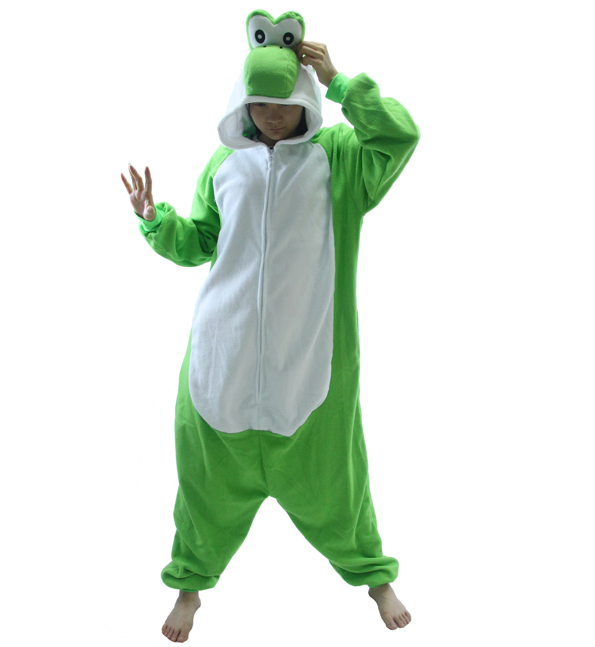 Colorful Yoshi Onesies Kigurumi Pajamas for Adult Unisex Fleece Pyjama Christmas Halloween Cosplay Cos Women Sleepwear Outfits