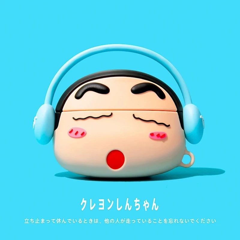 Cute Cartoon Silicone AirPods Case - Electronics & Accessories from Linloft.