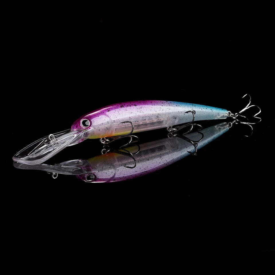 Floating Trolling Minnow Lure, 120mm - Fishing Tackle from Linloft.