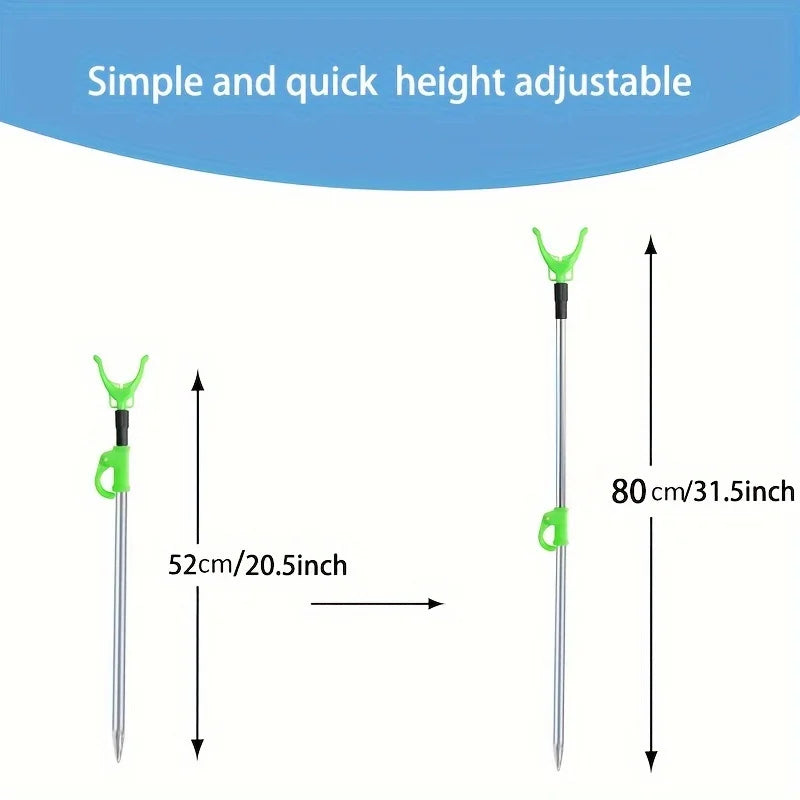 Telescopic Aluminum Rod Holders, 2-Pack