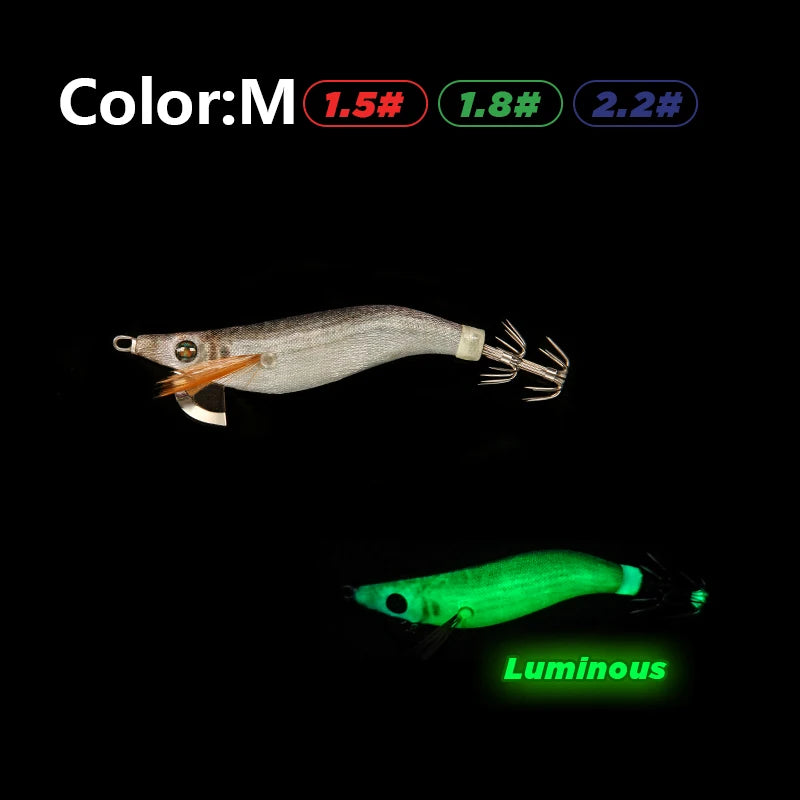 Luminous Mini Squid Jig - Fishing Tackle from Linloft.