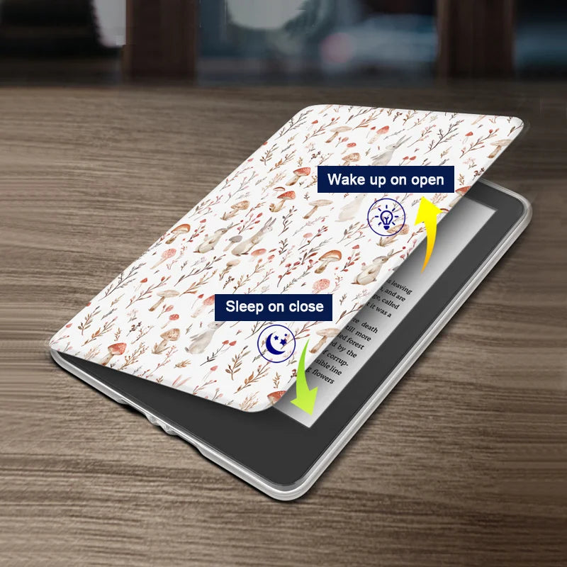 For Kindle 11th Generation Case 2024 RS23CV 360° Rotatable Magnetic Detachable Acrylic Case For Kindle 11th Gen C2V2L3 6" Funda