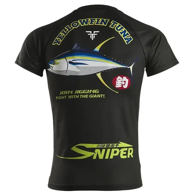 Quick-Dry Sun Protection Fishing Shirt - T-Shirts from Linloft.