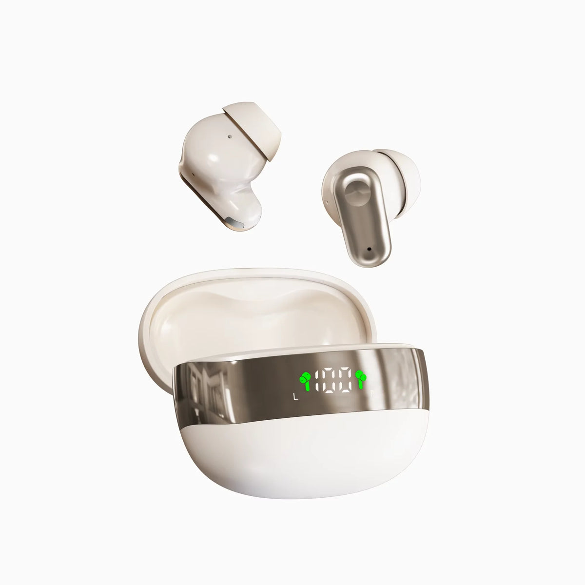 Mini Wireless Headphones with LED Display - Electronics & Accessories from Linloft.
