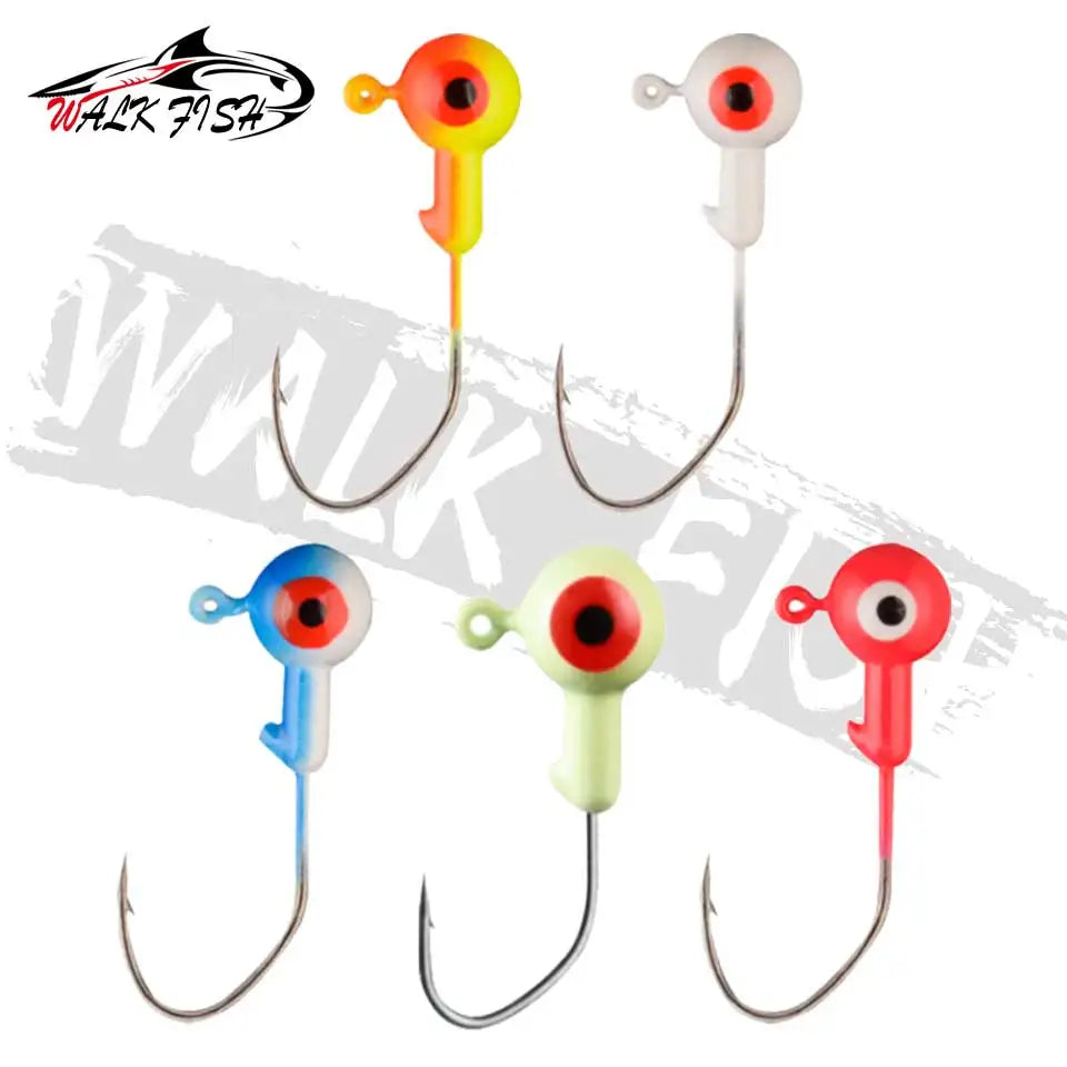Crank Jig Head Hooks, 5-Pack - Fishing Hooks from Linloft.