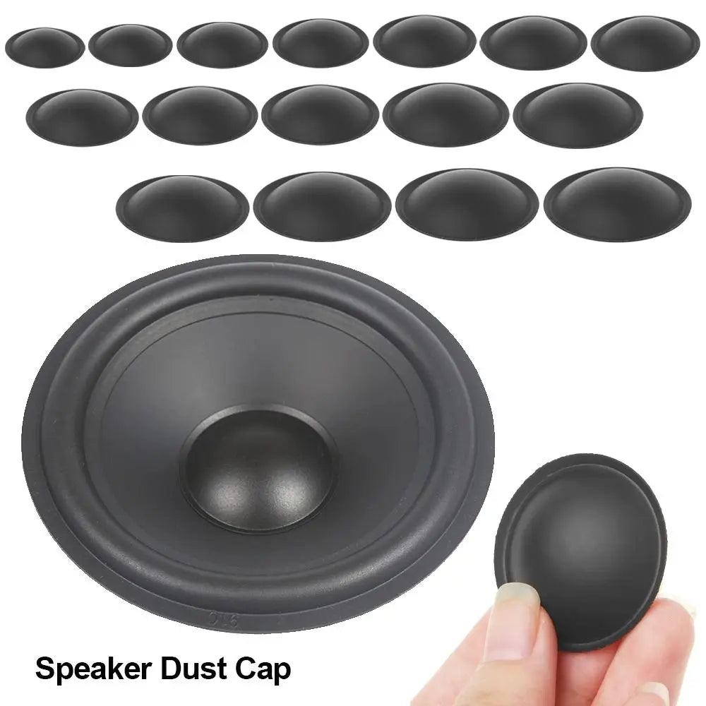 1Pcs New 30-150mm Speaker Dust Cap PP Woofer Cone Cover Black Matte Audio Speaker Protector Speaker Accessories