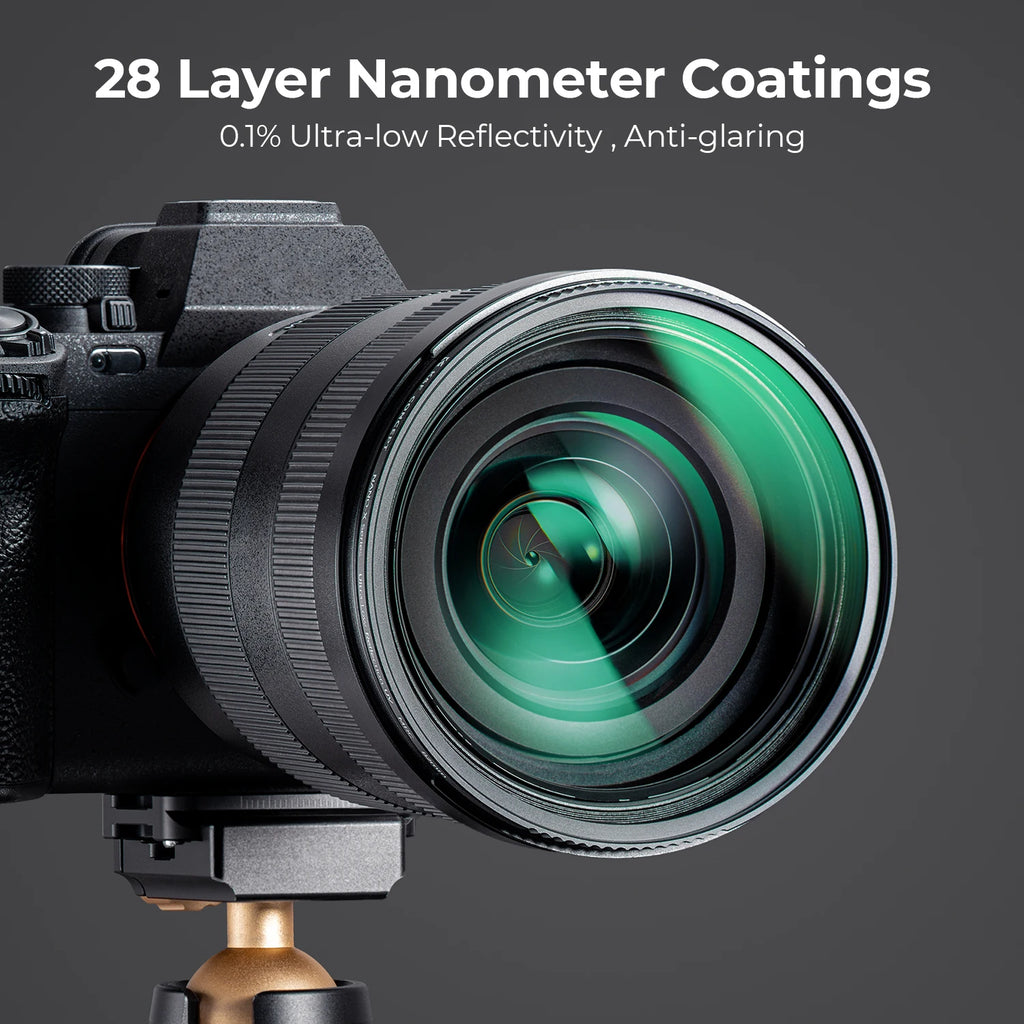 K&F Concept MRC UV Filter 67mm 77mm 82mm Ultra Low Reflection Nano-X 37mm 40.5mm 43mm 46mm 49mm 52mm 55mm 58mm 62mm