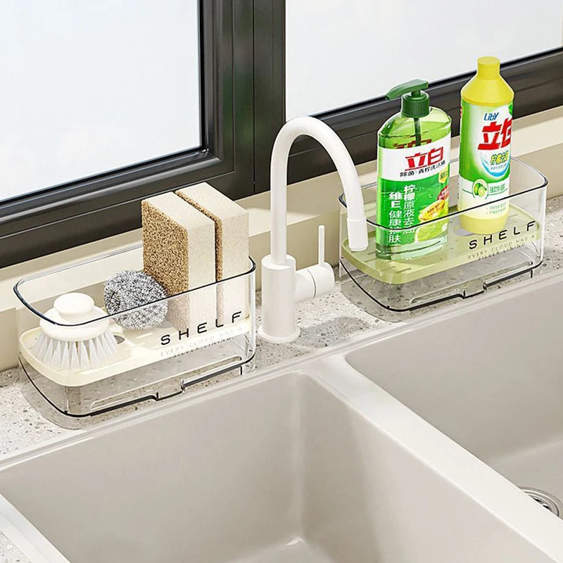 Sink Sponge Drain Rack Organizer