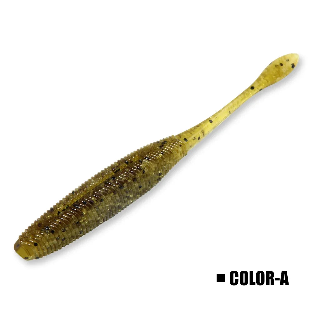 Salted Stick Worm Soft Lures, 10-Pack - Fishing Tackle from Linloft.