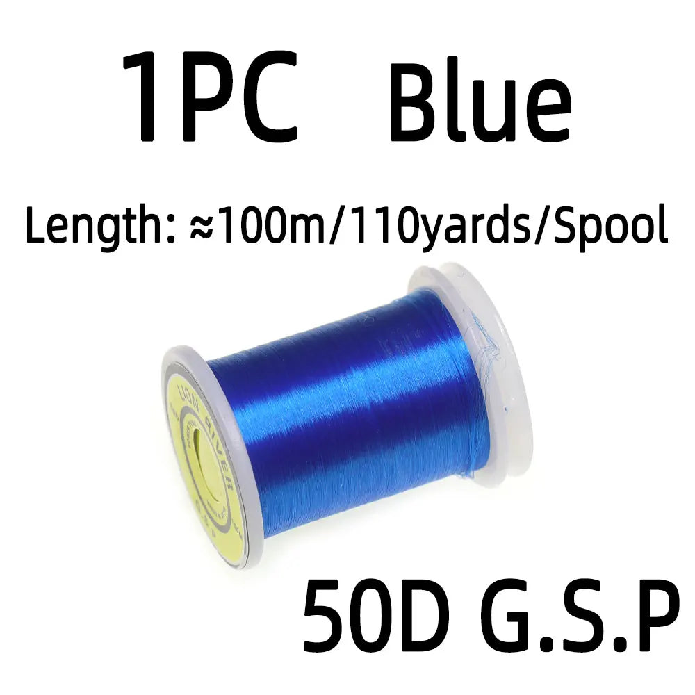 100m/Spool 50D GSP Fly Tying Polyethylene Floss Thread High Tensil Tying Line For Small Flies Nymphs Trout Fishing Lures - Fishing Tackle from Linloft.