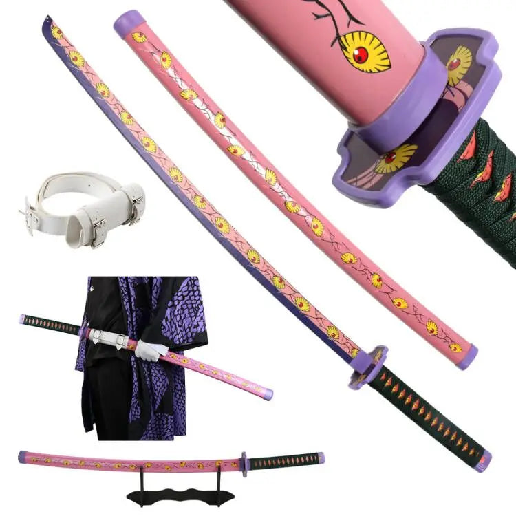 41-Inch Anime Cosplay Katana with Belt - Apparel & Accessories from Linloft.