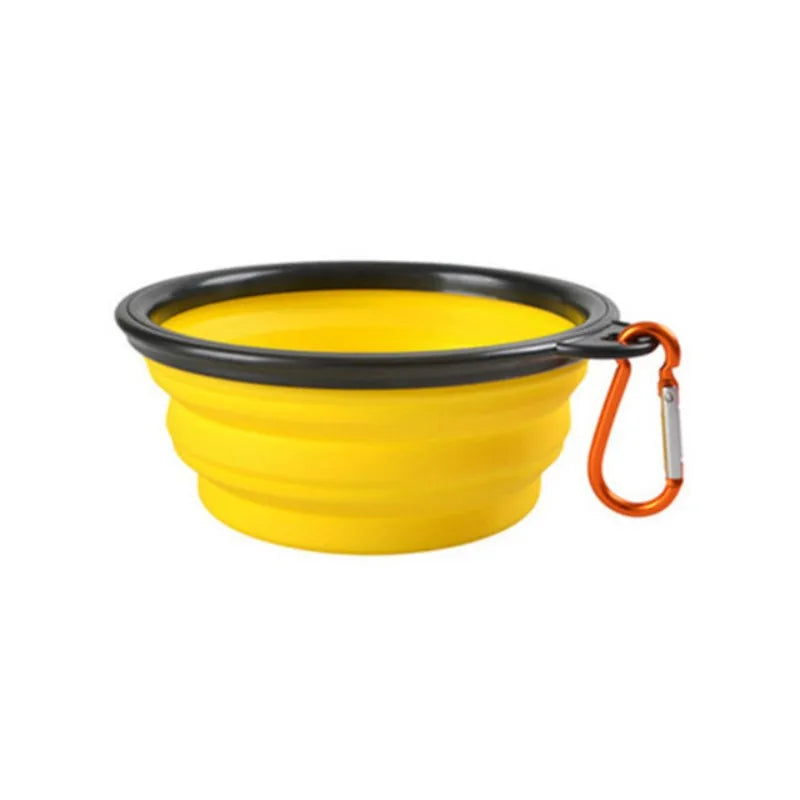 Collapsible Silicone Pet Food Bowl