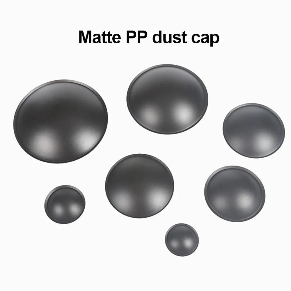 1Pcs New 30-150mm Speaker Dust Cap PP Woofer Cone Cover Black Matte Audio Speaker Protector Speaker Accessories