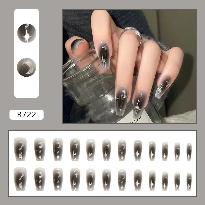 Halloween Bat Press-On Nails, 24 Pieces - Beauty & Personal Care from Linloft.