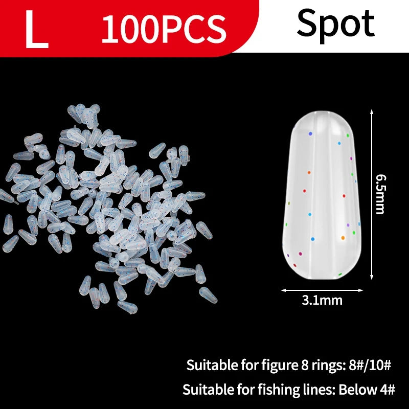 Space Bean Sea Carp Fishing Float Gear Silicone Rubber Beans Fly Fishing Rubber Bean Stopper Float Anti-tangle Bead Fishing Good - Fishing Tackle from Linloft.