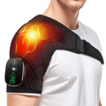 Adjustable Electric Heating Shoulder Massage Belt with LED Hot Compress Back Support Shawl for Relaxation