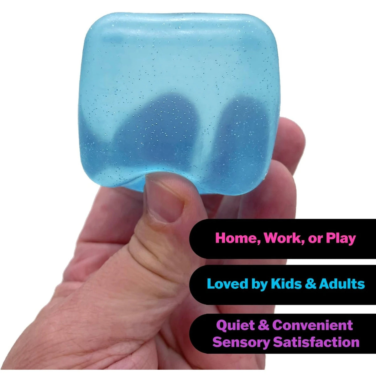 Nice Cube, Ice Cube Squishies Toys, Durable, Slow-Rebound Fingertip Exquisite Spherical Ice Cube With Box, Non-Sticky Desk Toy For Relaxation & Focus For Adult, Classroom Prizes, Novelty Gift for Kids and Adults, Christmas/Ha - Seasonal & Holiday from Linloft.
