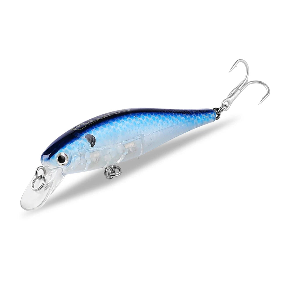 Floating Rattle Minnow Lure for Bass and Pike - Fishing Tackle from Linloft.