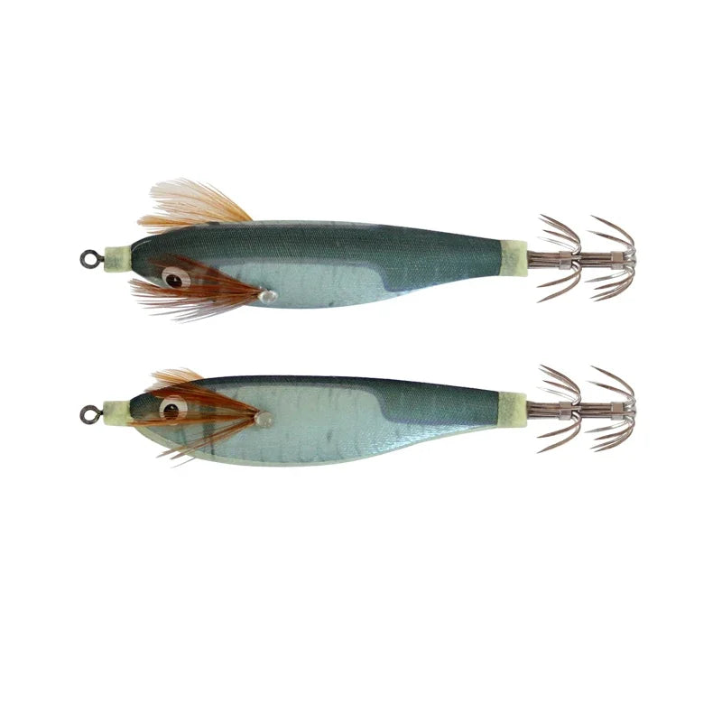 Luminous Squid Jig Hooks, 2-Pack - Fishing Hooks from Linloft.