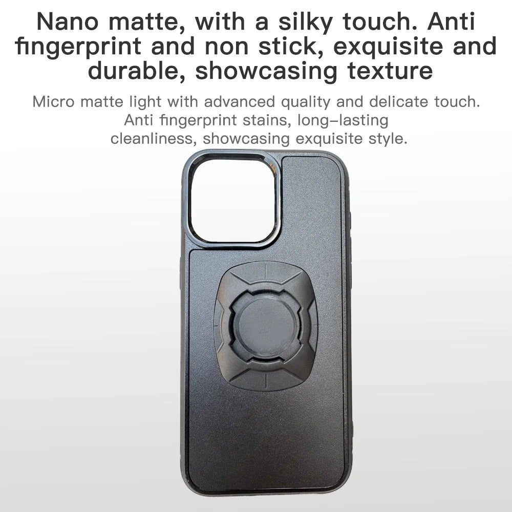 Twsit Lock Phone Case Holder MotorCycle Bicycle iPhone case Quick Lock Fit for Quad System Phone Mount/Holder 14 15 16 Pro Max