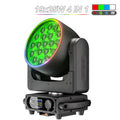 SHEHDS New 19x15w 25w RGBW 4in1 LED Wash Beam Moving Head With Ring For DJ Disco Wedding Theaters Church Christmas