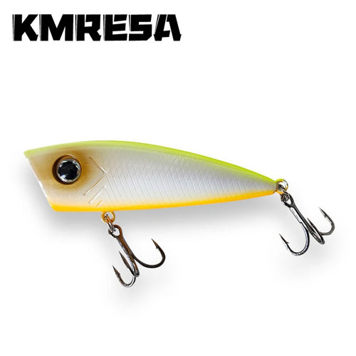 New Fishing Lures Topwater Popper Bait 6.3cm 6.3g Hard Bait Trout Bass Artificial Wobblers Plastic Lure Fishing Tackle with Hook - Fishing Hooks from Linloft.