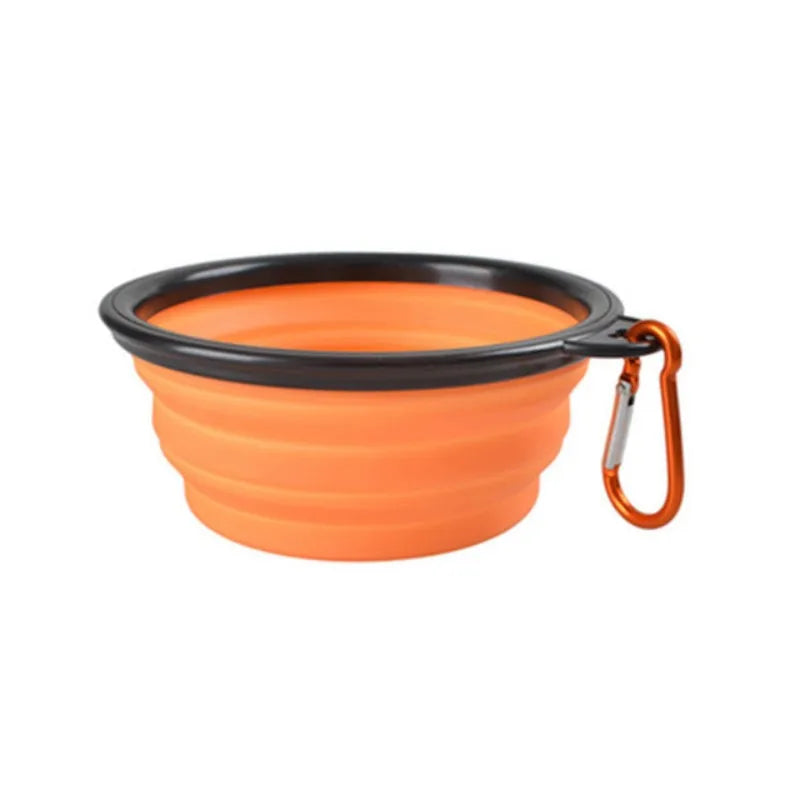 Collapsible Silicone Pet Food Bowl