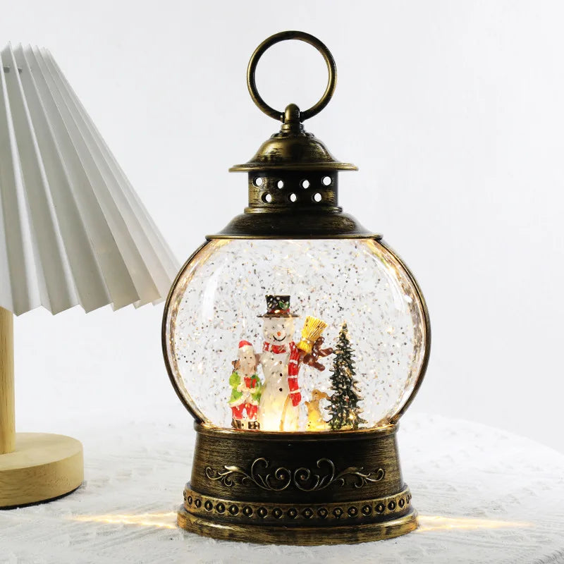 Musical Snow Globe Christmas Ornament - Seasonal & Holiday from Linloft.