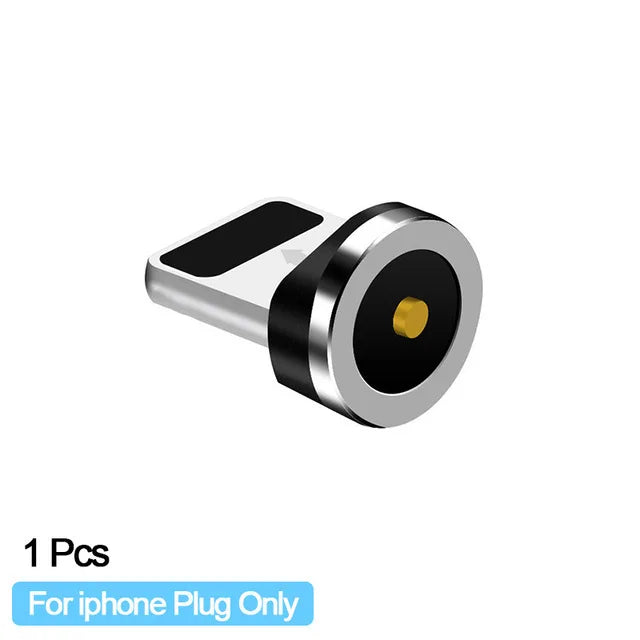 2022 New Round Magnetic Cable plug Type C Micro USB C Plugs Fast Charging Phone Microusb Type-C Magnet Charger Plug - Electronics & Accessories from Linloft.