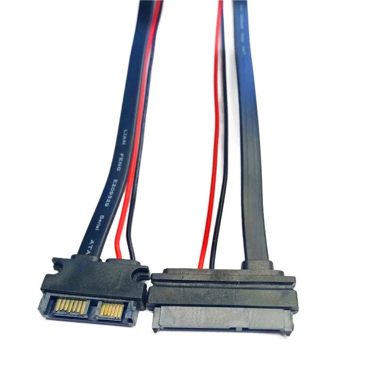 SATA 13Pin to 22PIN Converter Cable CD Drive Hard Disk SSD Power Data Wire 7+15 Female to 7+6 Male 22 Pin Male to 13Pin Male Ada