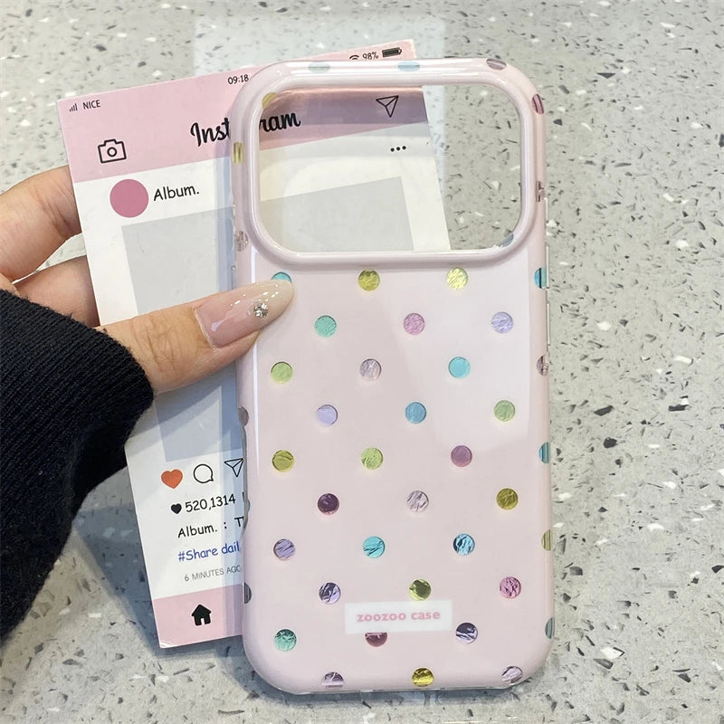 Colorful Polka Dot iPhone Case - Electronics & Accessories from Linloft.