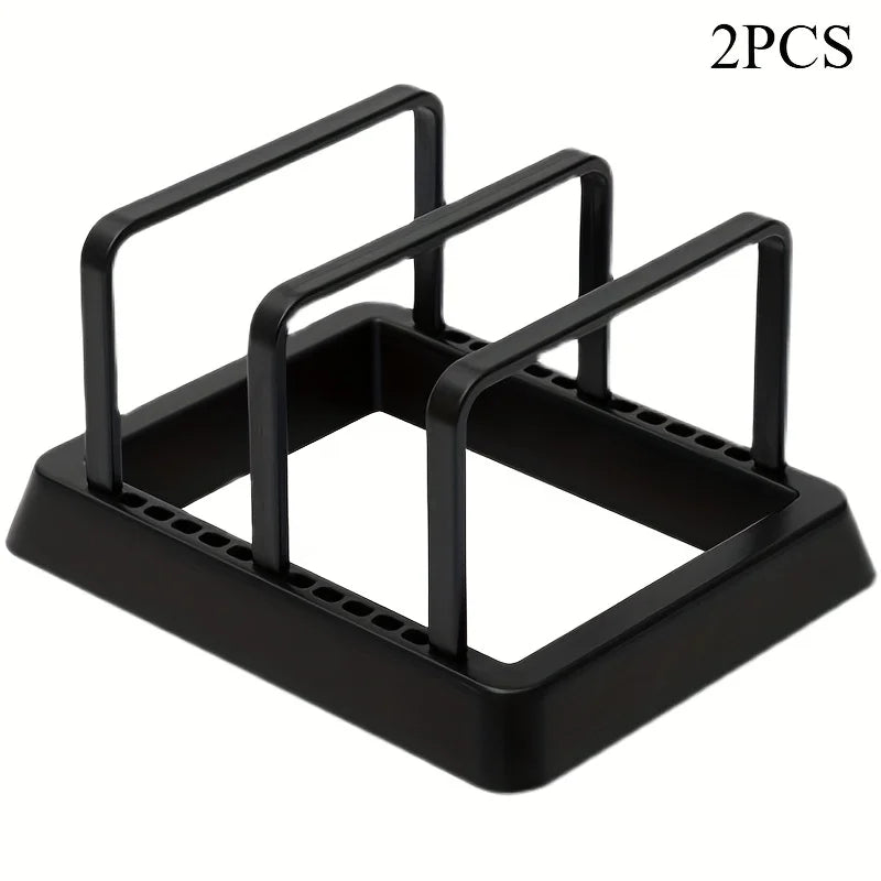 3-in-1 Kitchen Pot Lid Drying Rack