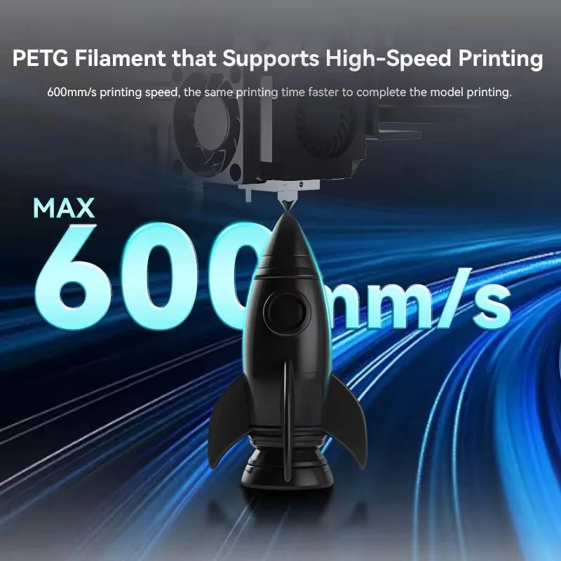 High-Speed Matte PETG Filament, 2kg - 3D Printing Accessories from Linloft.